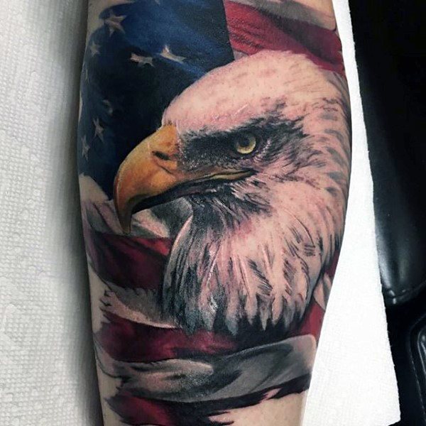 tatuaje patriotico ejercito para hombre 61