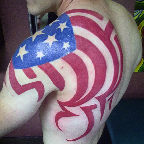 tatuaje patriotico ejercito para hombre 73