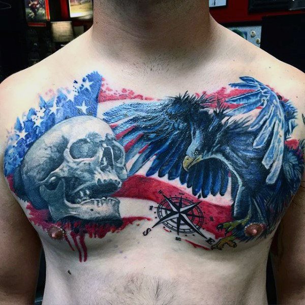 tatuaje patriotico ejercito para hombre 78