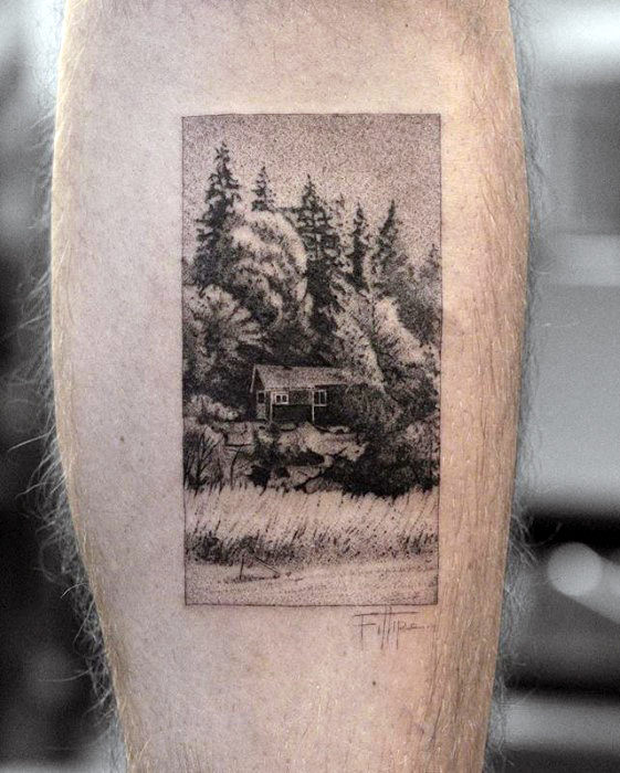 tatuaje precioso pequeno para hombre 04
