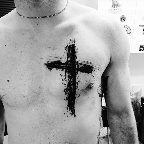 tatuaje simple cristiano para hombre 12