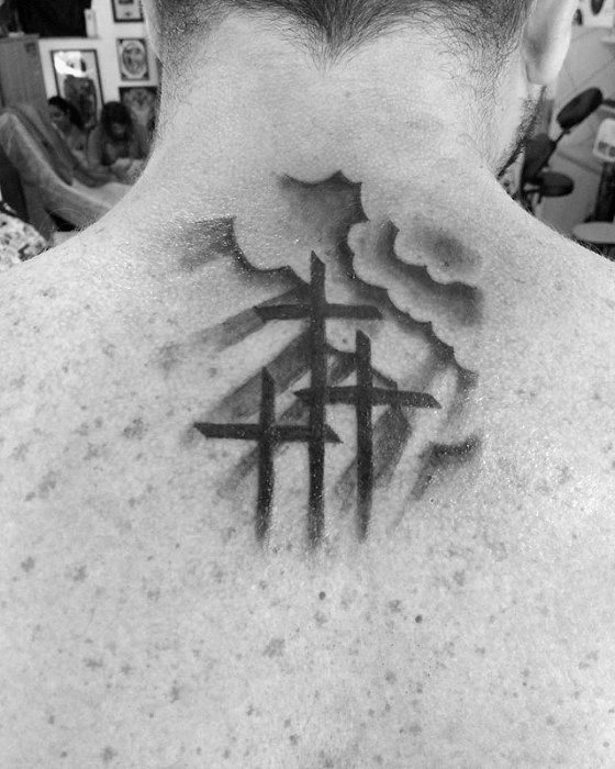 tatuaje simple cristiano para hombre 16