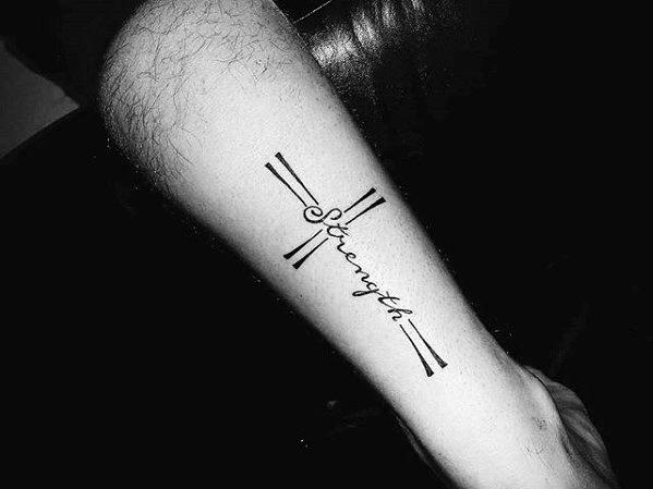 tatuaje simple cristiano para hombre 28