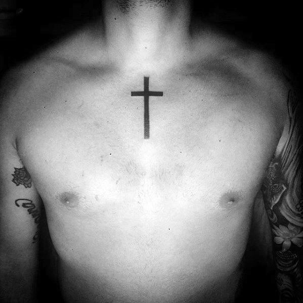 tatuaje simple cristiano para hombre 29