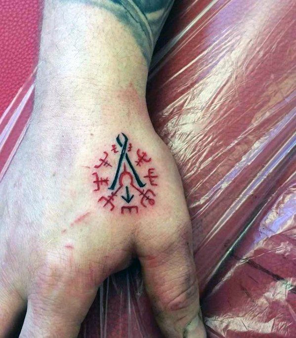 tatuaje simple mano para hombre 37
