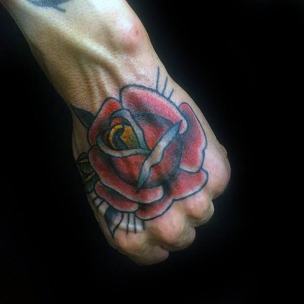 tatuaje simple mano para hombre 39