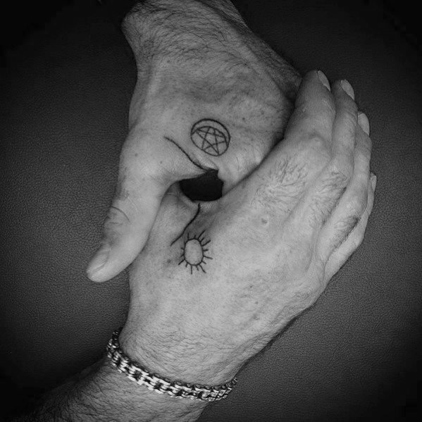 tatuaje simple mano para hombre 49