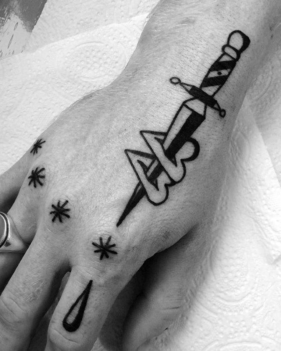 tatuaje simple mano para hombre 62