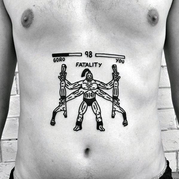 tatuaje simple pecho para hombre 11
