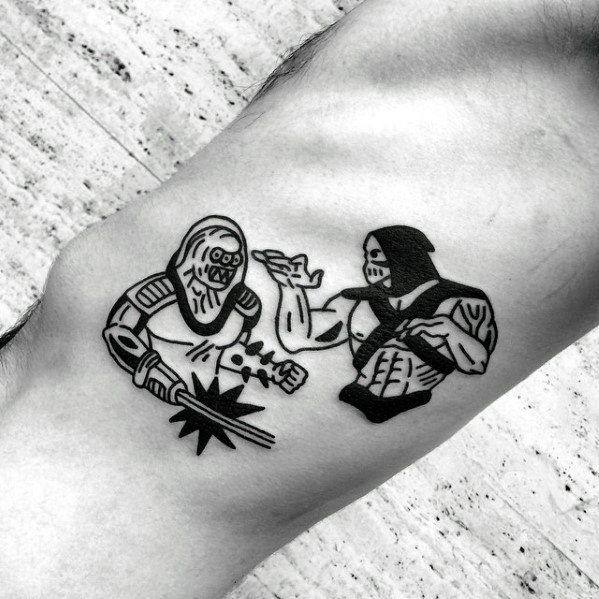 buen tatuaje y simple para hombre 16
