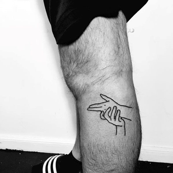buen tatuaje y simple para hombre 18