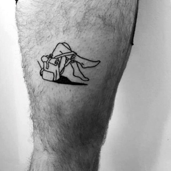 buen tatuaje y simple para hombre 22