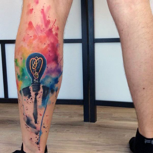 tatuaje acuarela para hombre 03