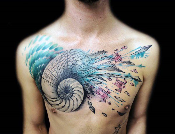 tatuaje acuarela para hombre 102