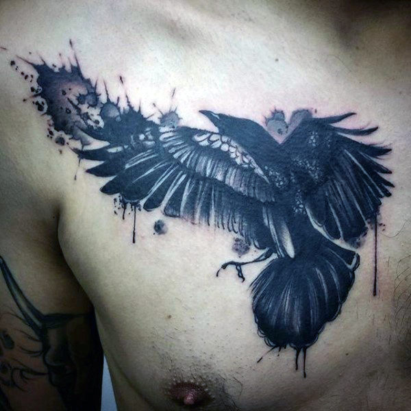 tatuaje acuarela para hombre 104