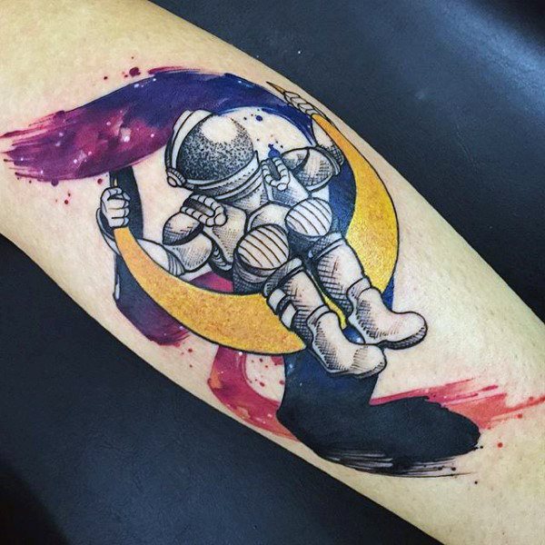 tatuaje acuarela para hombre 19