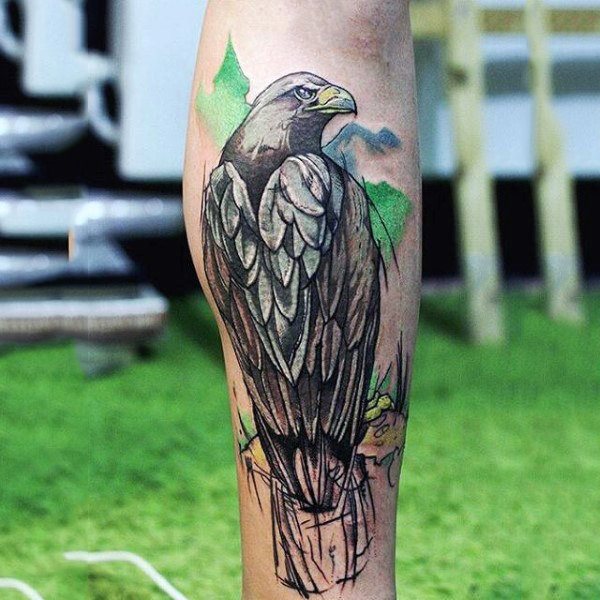 tatuaje acuarela para hombre 20