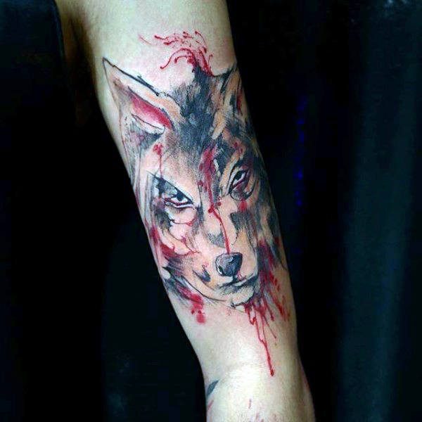 tatuaje acuarela para hombre 30