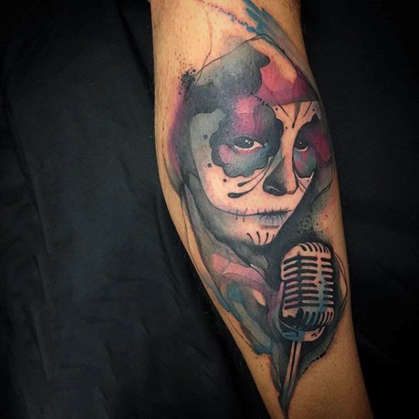 tatuaje acuarela para hombre 31