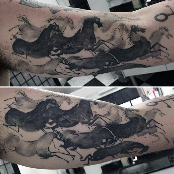 tatuaje acuarela para hombre 33