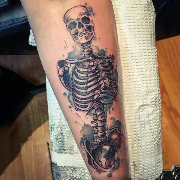 tatuaje acuarela para hombre 38