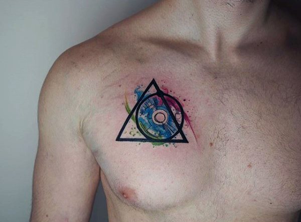 tatuaje acuarela para hombre 42