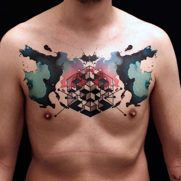 tatuaje acuarela para hombre 58