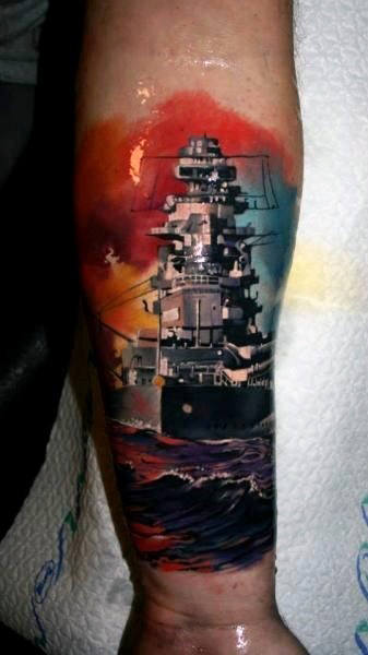 tatuaje acuarela para hombre 61