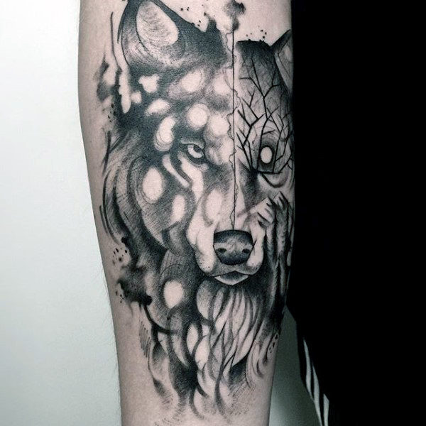 tatuaje acuarela para hombre 65