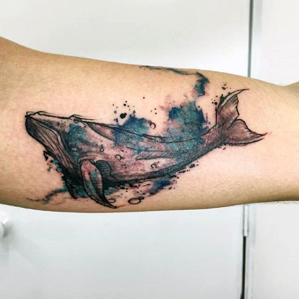 tatuaje acuarela para hombre 67