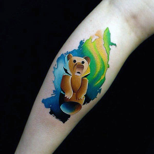 tatuaje acuarela para hombre 79