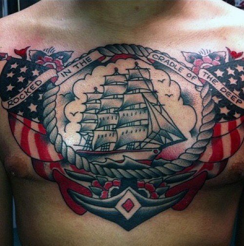 tatuaje armada de guerra para hombre 02