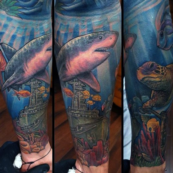tatuaje armada de guerra para hombre 04