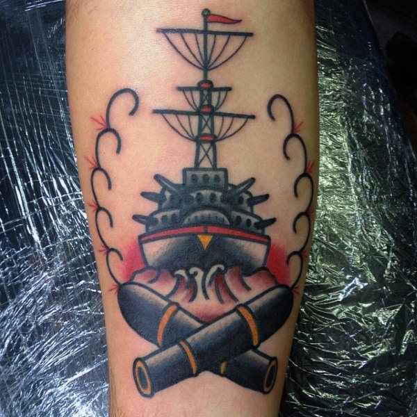 tatuaje armada de guerra para hombre 08