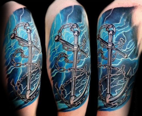 tatuaje armada de guerra para hombre 13