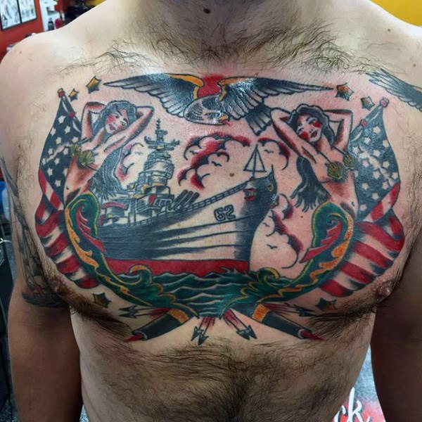 tatuaje armada de guerra para hombre 20