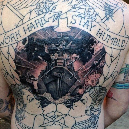 tatuaje armada de guerra para hombre 24