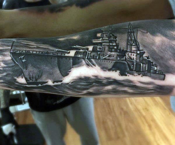 tatuaje armada de guerra para hombre 56