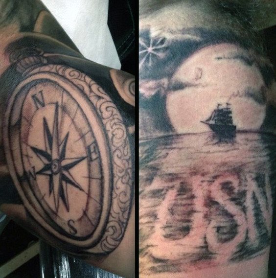 tatuaje armada de guerra para hombre 62
