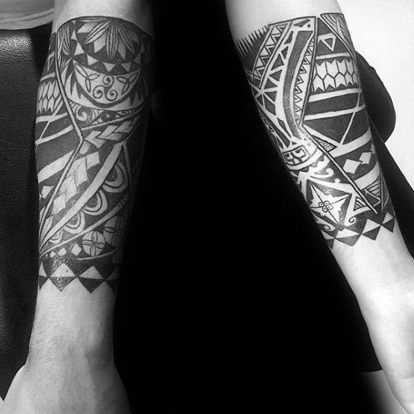 tatuaje brazalete antebrazo para hombre 12
