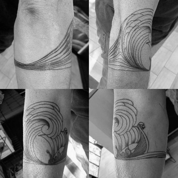 tatuaje brazalete antebrazo para hombre 20
