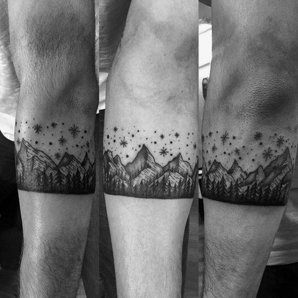 tatuaje brazalete antebrazo para hombre 23