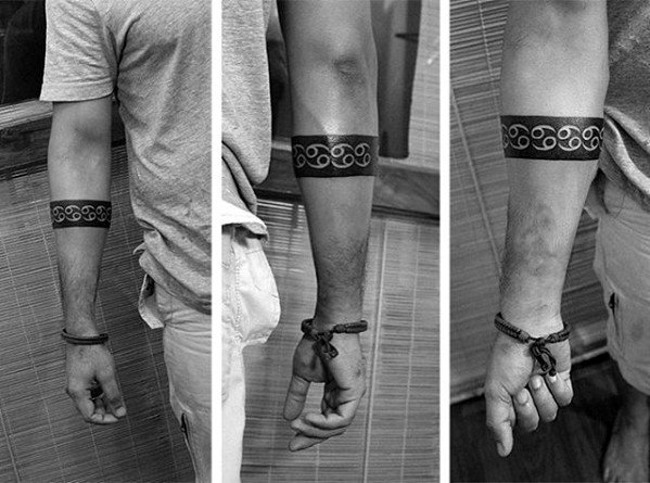 tatuaje brazalete antebrazo para hombre 42