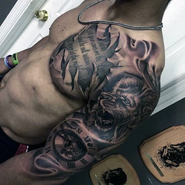 tatuaje extrano para hombre 13