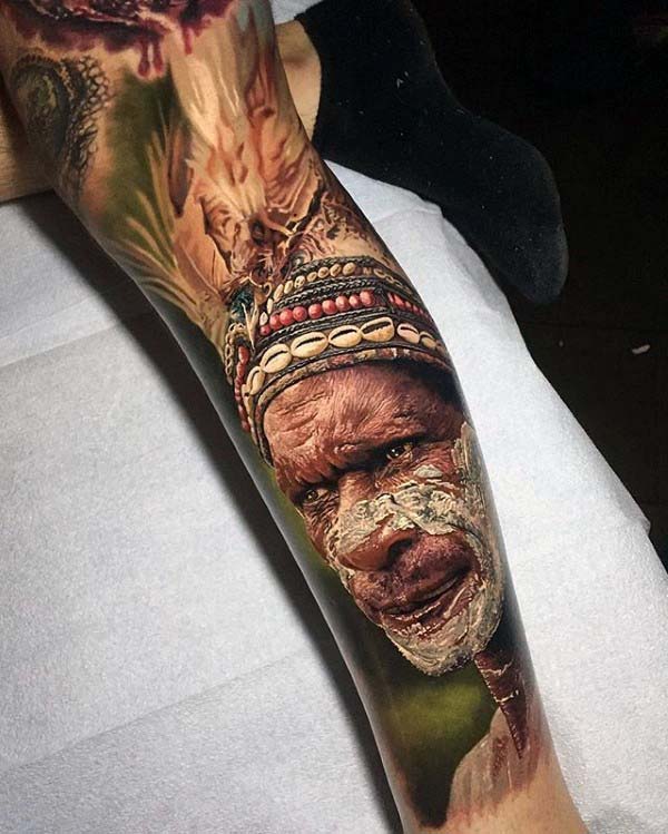 tatuaje extraordinario para hombre 34