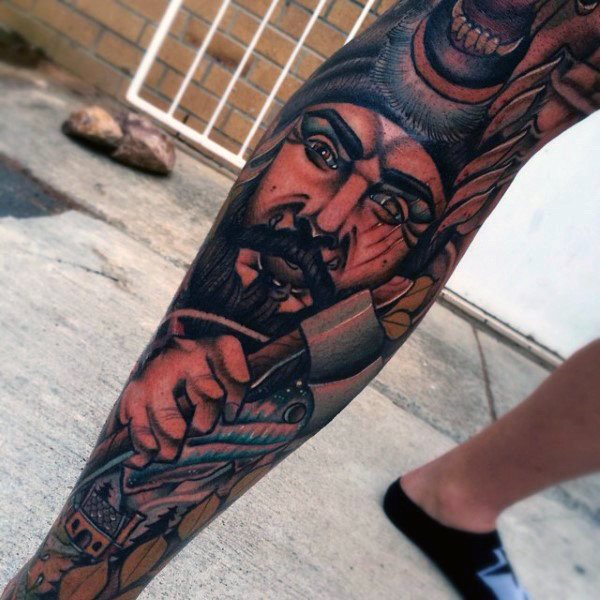 tatuaje impresionante para chico 47