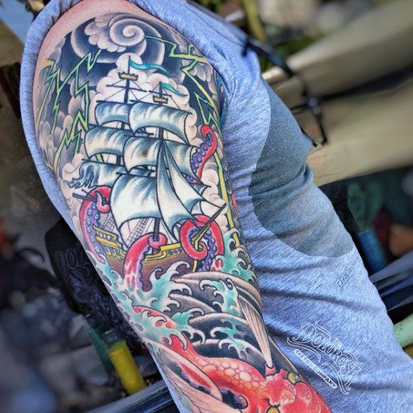 tatuaje impresionante para chico 72