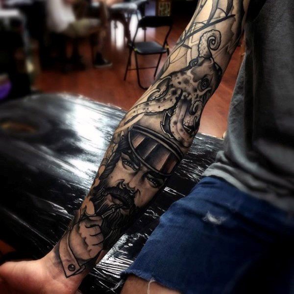 tatuaje impresionante para chico 89