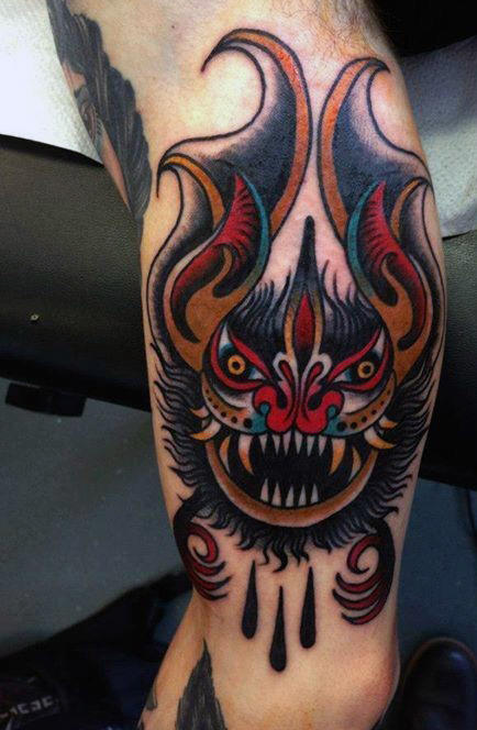 tatuaje murcielago para hombre 36