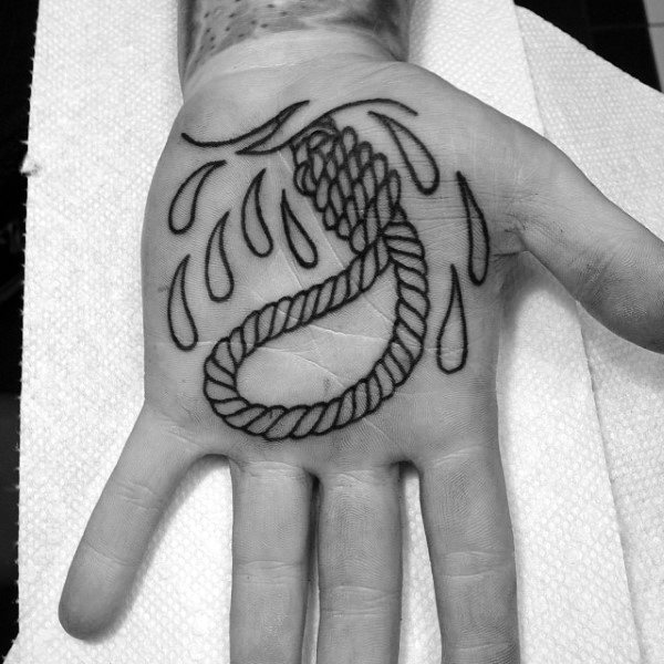 tatuaje nudo corredizo para hombre 30